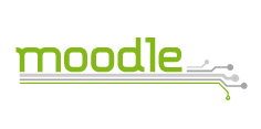 Moodle TU Zu sehen ist das Logo der Lernplattform Moodle